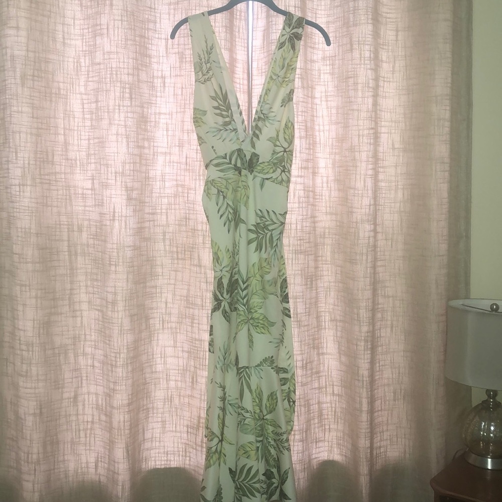 Beautiful botanical dress.